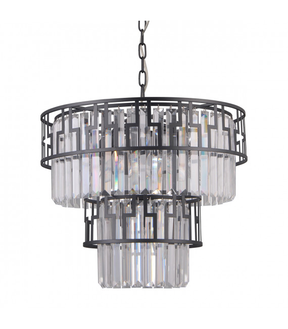 Filip crystal pendant lamp Matt black