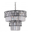 Suspension en cristal Filip Noir mat