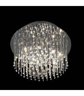 Lámpara colgante de cristal Angel Chrome