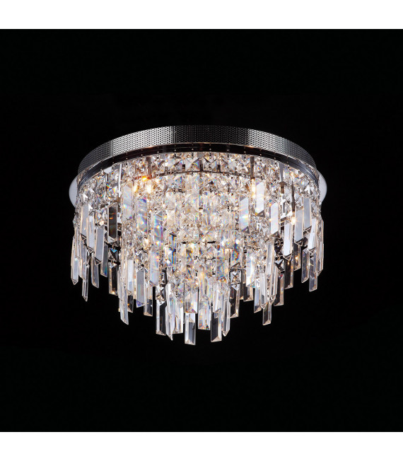 Lavenda Chrome crystal pendant light 10 bulbs