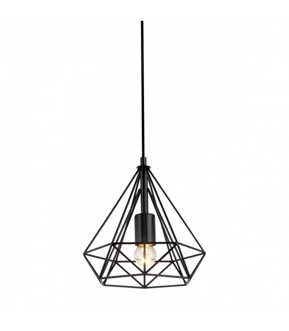 Industrie- und Retro-Pendelleuchte Natal Black