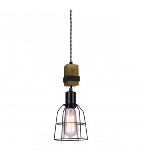 Industrial and retro suspension Ponte Black