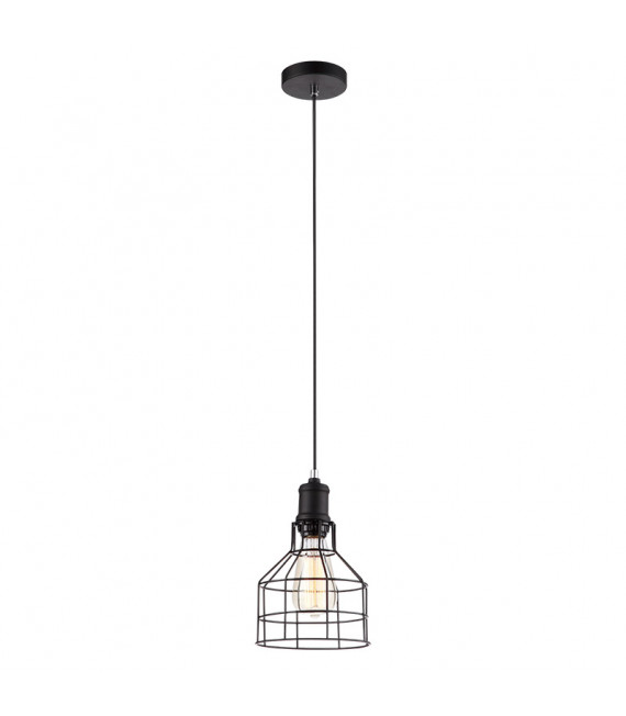Lámpara colgante industrial y retro Synthia Black