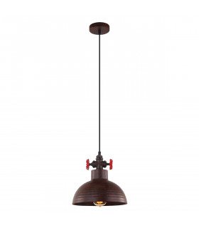 Lampada a sospensione industriale e retrò Scrulo Rusted