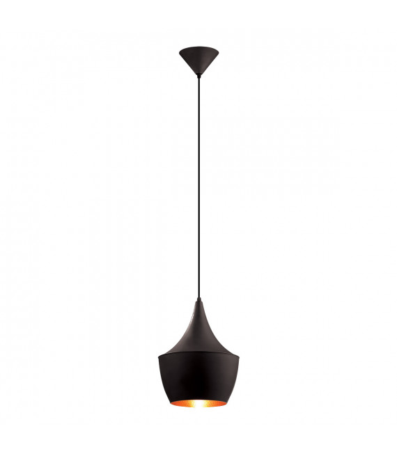 Industrie- und Retro-Pendelleuchte Maya Black