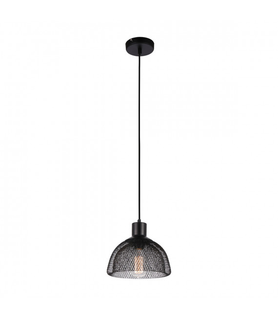 Lampada a sospensione industriale e retrò Julienne Black