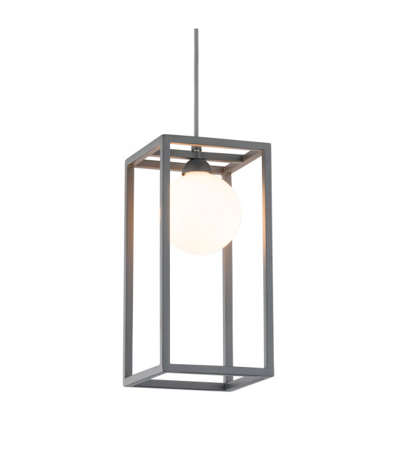 Suspension industrielle et rétro Daisy gris
