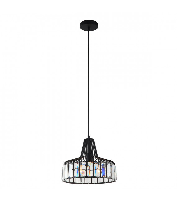 Suspension industrielle et rétro Manzo Noir