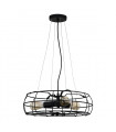 Industrial and retro suspension Rayo Black