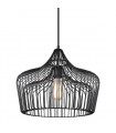 Industrial and retro hanging lamp Fabiola Black
