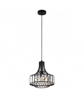 Sospensione industriale e retrò Sawin Black