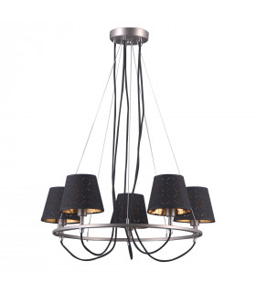 Industrial and retro suspension Terry Chrome, satin nickel