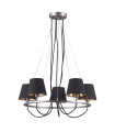 Suspension industrielle et rétro Terry Chrome, nickel satiné
