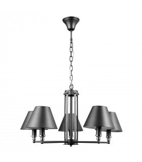 Industrie- und Retro-Pendelleuchte Banito Charcoal grey