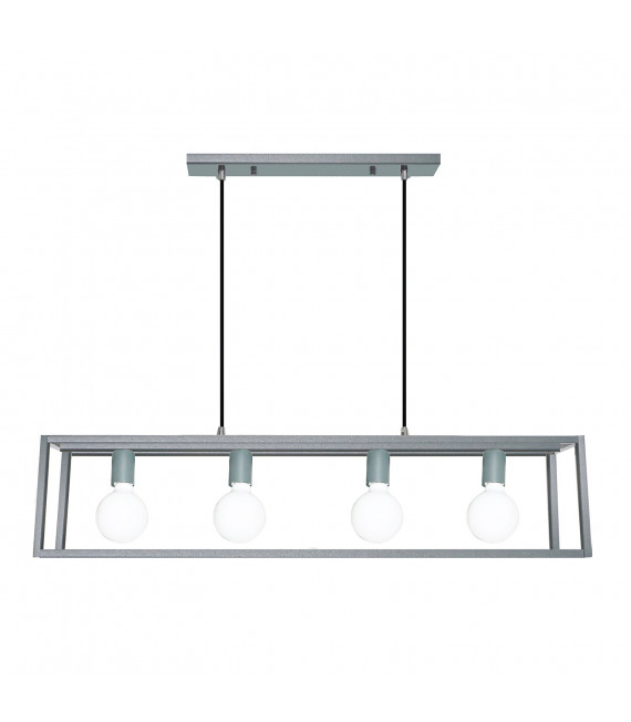 Suspension industrielle et rétro Sigalo Gris sablé