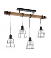 Suspension industrielle et rétro Ponte Noir, hauteur 62 Cm