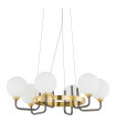 Industrial and retro pendant light Arkeno Matt black