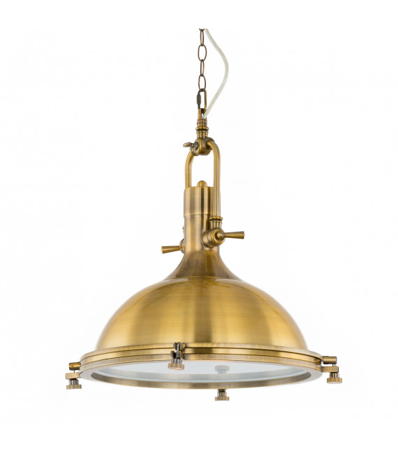 Industrial and retro pendant lamp Madison Antique bronze