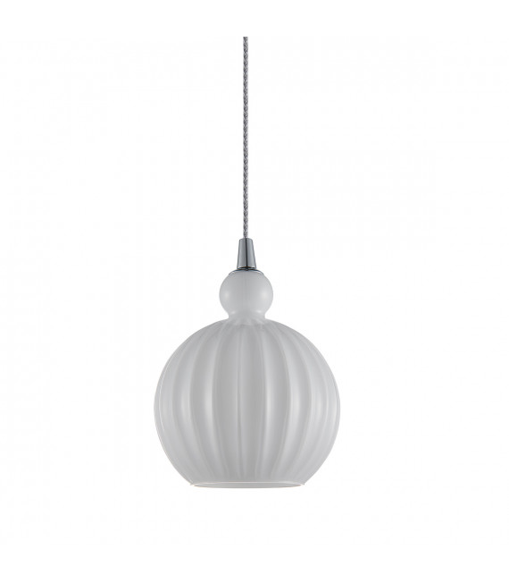 Modern suspension Biron Chrome in metal