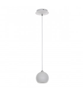 Moderna lampada a sospensione James WH bianca