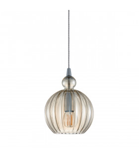 Moderne Pendelleuchte Biron Chrome