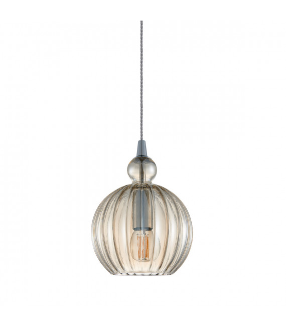 Moderne Pendelleuchte Biron Chrome