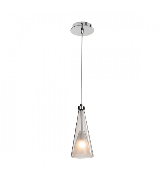 Moderne Pendelleuchte Butio Chrome