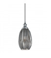 Modern suspension Rodez Chrome and smoked gray
