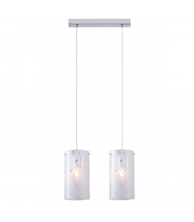 Rico Chrome 2-Light Modern Pendant