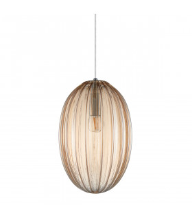 Modern pendant light Parlo Chrome in metal