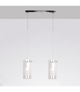 Moderna lampada a sospensione Blend Chrome