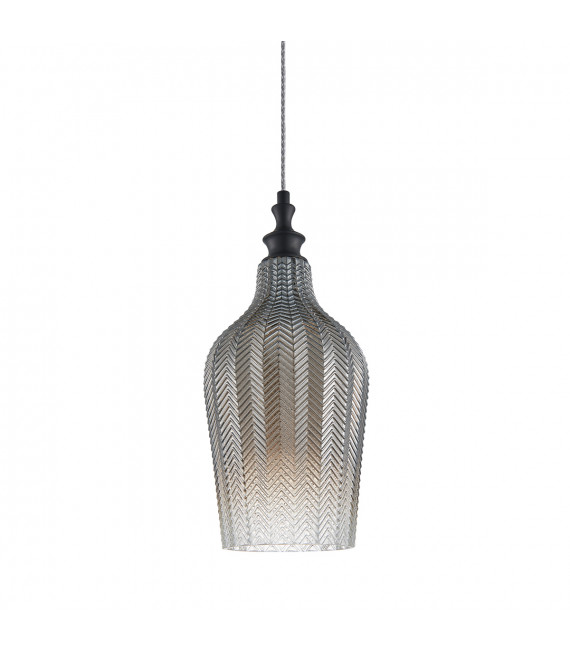 Moderne Pendelleuchte Sabres mattschwarz