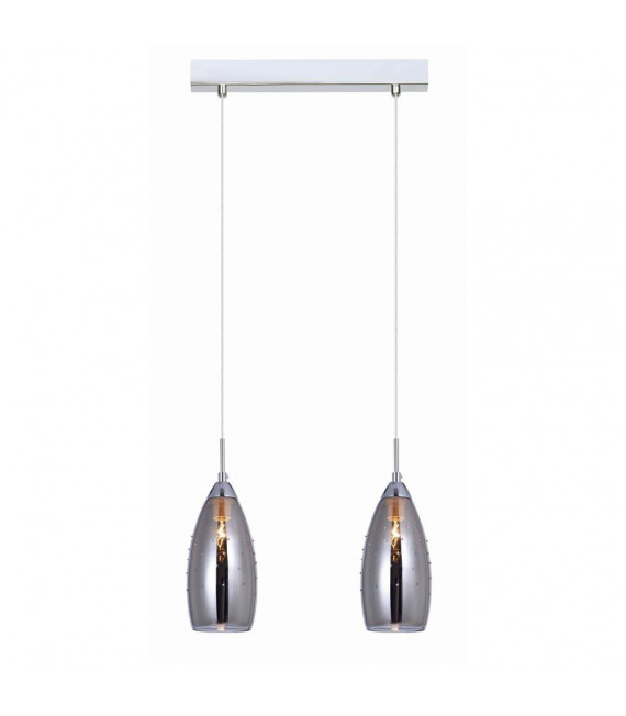 Lámpara colgante moderna Grace Chrome