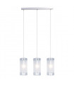 Modern pendant lamp Vigo Chrome made of glass