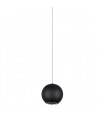 Suspension moderne Neutron Noir en métal