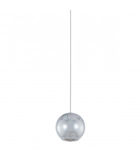 Modern pendant lamp Neutron Chrome in metal