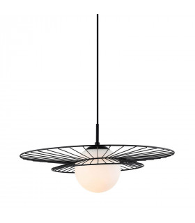 Lámpara colgante moderna Alison Black