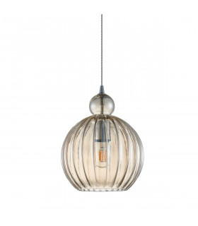 Moderna lampada a sospensione Biron Chrome