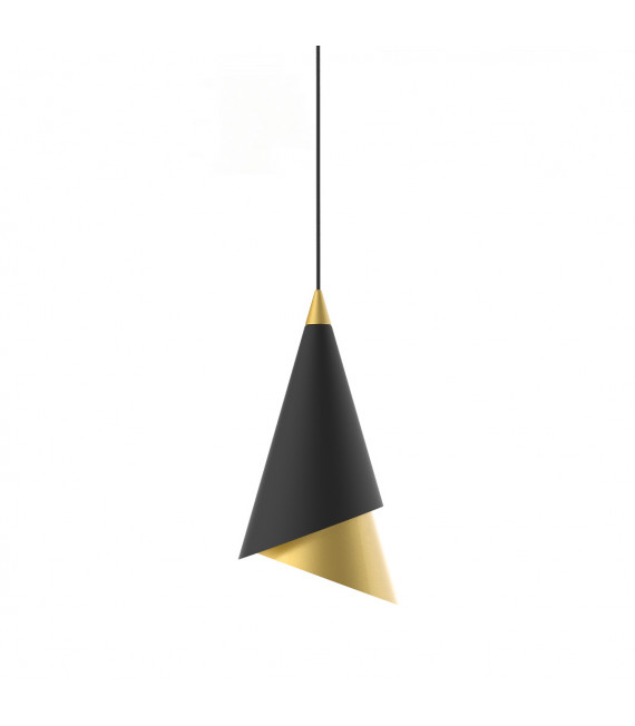 Moderne Pendelleuchte Raalto Black, Gold