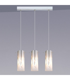 Moderna lampada a sospensione Kosma Chrome