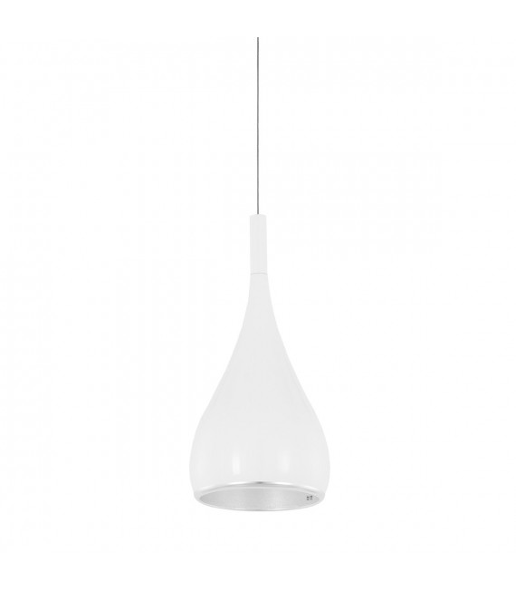 Modern pendant light Anon White Chrome, white