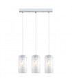 Modern pendant light Valve Chrome 3 bulbs