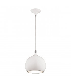 Flask modern hanging lamp white