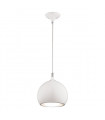 Flask modern hanging lamp white