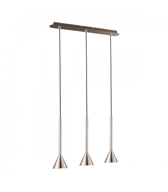 Modern hanging lamp Anela SN Satin nickel in metal