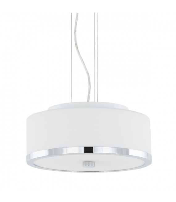 Moderna lampada a sospensione Loris Chrome