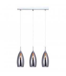 Moderna lampada a sospensione Grace Chrome