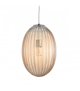 Moderne Pendelleuchte Parlo Chrome