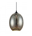 Modern suspension Andromeda 3D Black, colored in metal