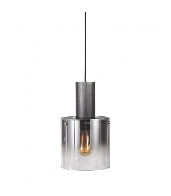 Modern hanging lamp Javier Black, smoked